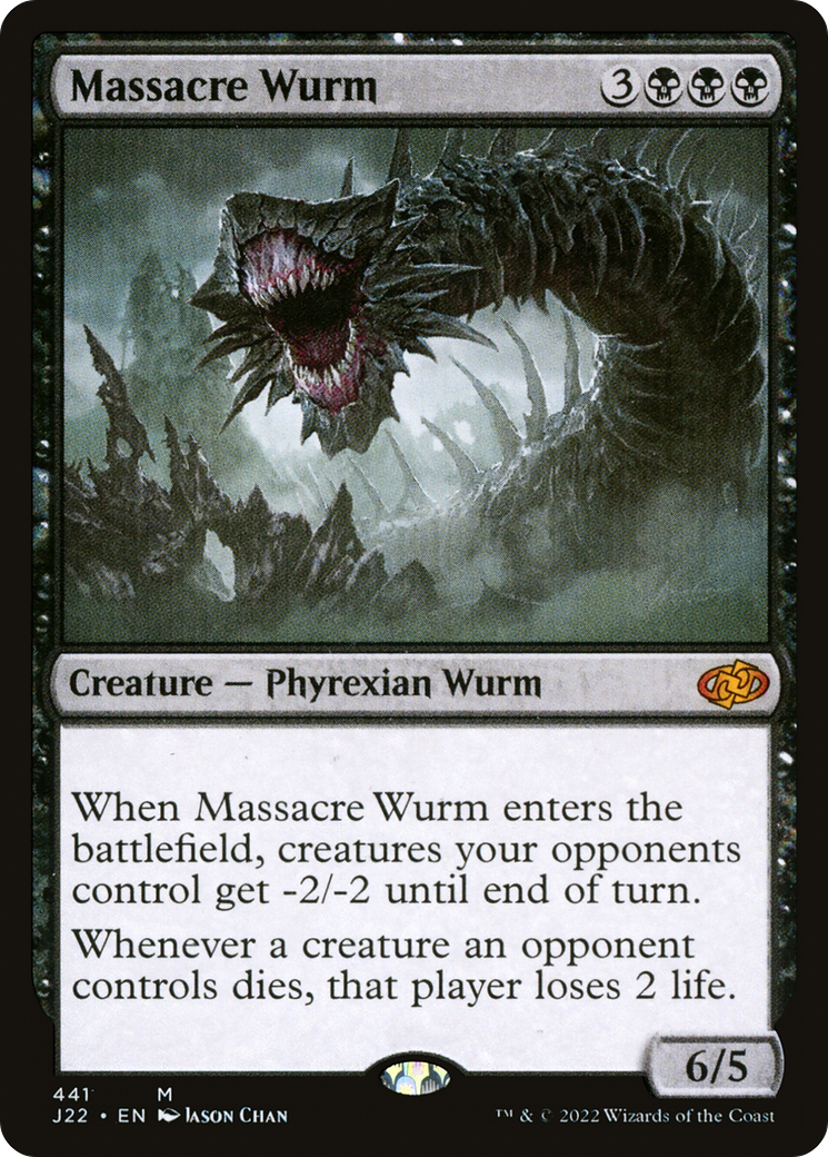 Massacre Wurm [Jumpstart 2022] | Silver Goblin