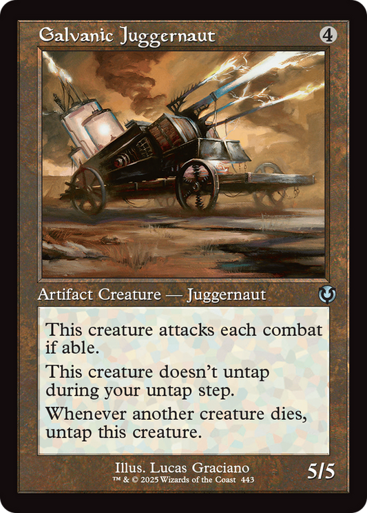 Galvanic Juggernaut (Retro Frame) Foil (443) - Innistrad Remastered