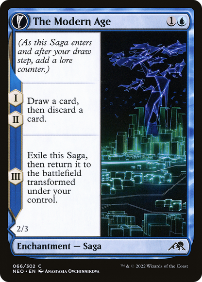 The Modern Age // Vector Glider [Kamigawa: Neon Dynasty] Foil