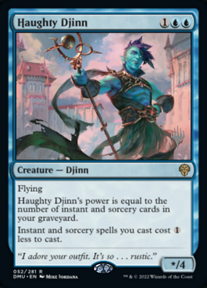 Haughty Djinn (Promo Pack) [Dominaria United Promos] | Silver Goblin