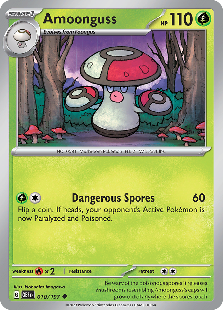 Amoonguss (010/197) [Scarlet & Violet: Obsidian Flames] | Silver Goblin