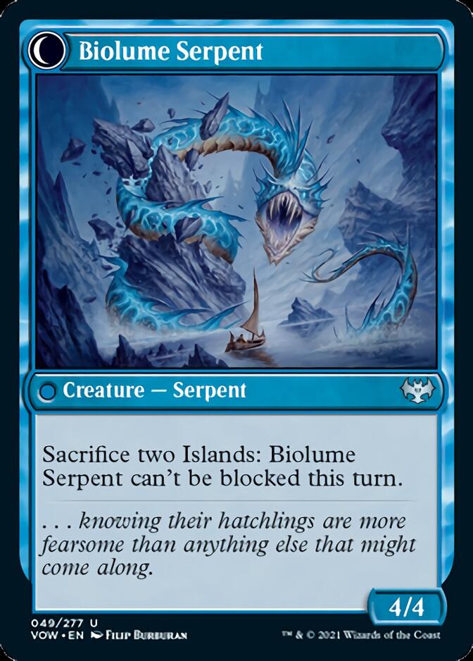 Biolume Egg // Biolume Serpent [Innistrad: Crimson Vow] | Silver Goblin