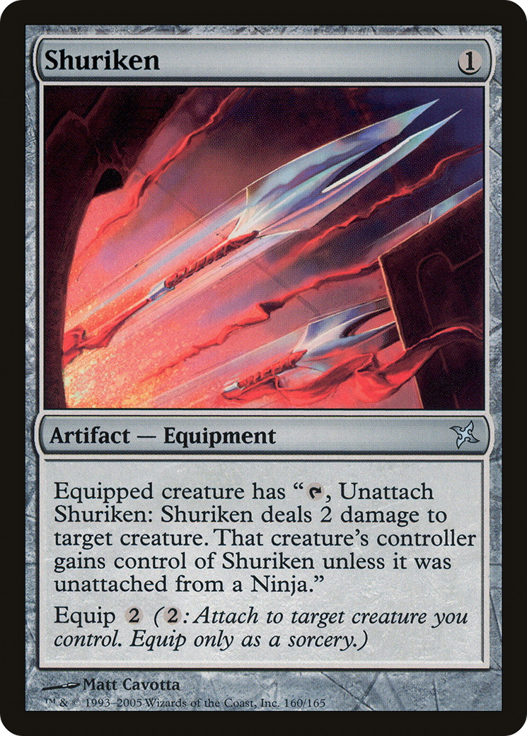 Shuriken [Betrayers of Kamigawa] | Silver Goblin