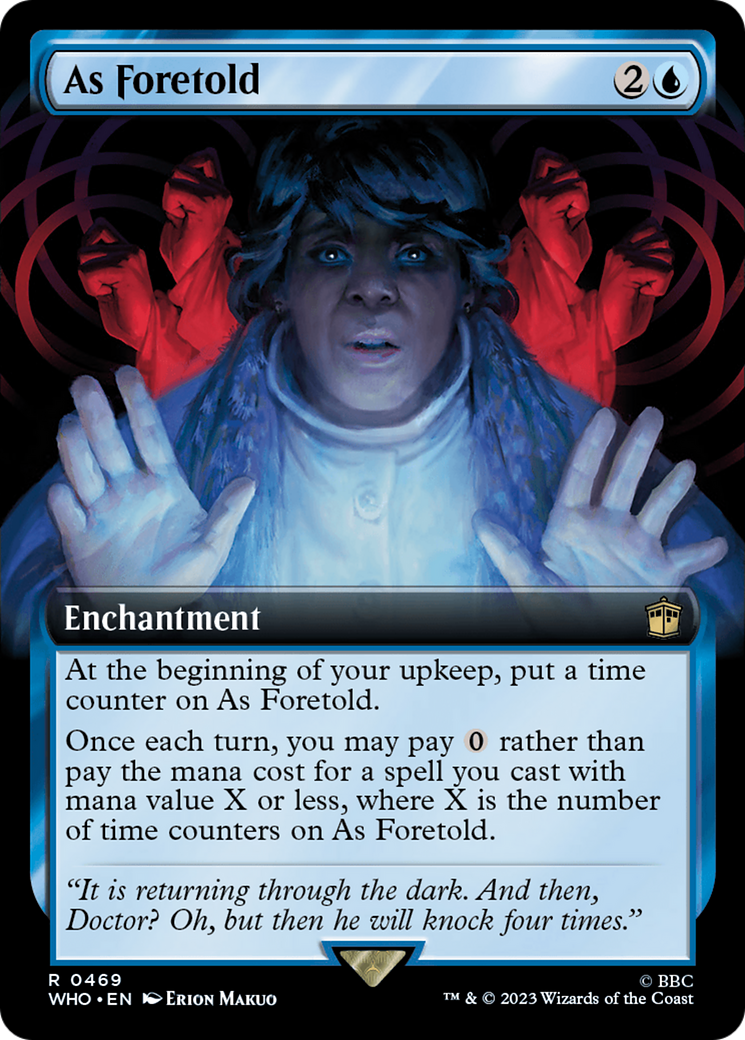 As Foretold (Extended Art) [Doctor Who] Foil