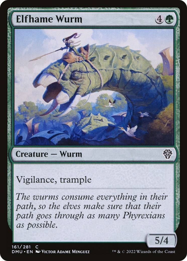 Elfhame Wurm [Dominaria United]