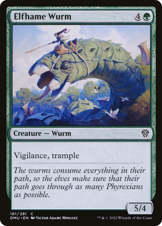 Elfhame Wurm [Dominaria United]