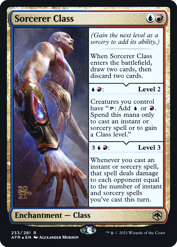 Sorcerer Class [Dungeons & Dragons: Adventures in the Forgotten Realms Prerelease Promos]
