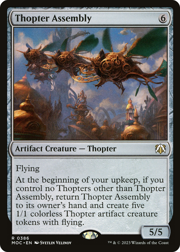 Thopter Assembly [March of the Machine Commander] | Silver Goblin