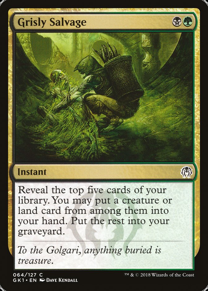 Grisly Salvage [Guilds of Ravnica Guild Kit] | Silver Goblin