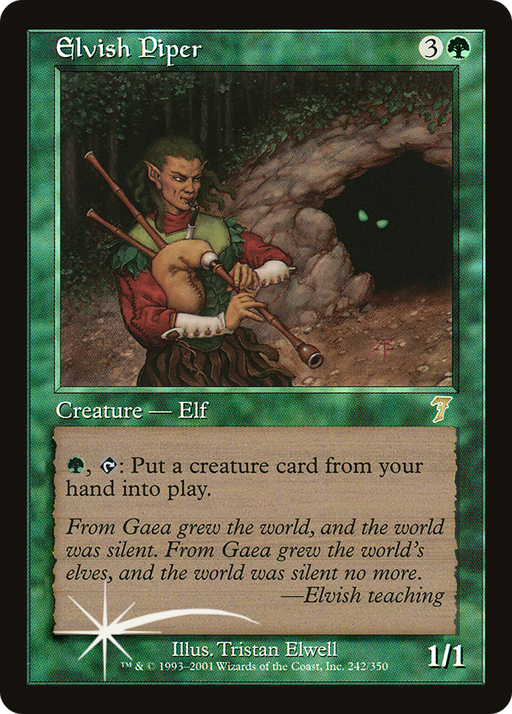 Elvish Piper (242) Foil - Seventh Edition