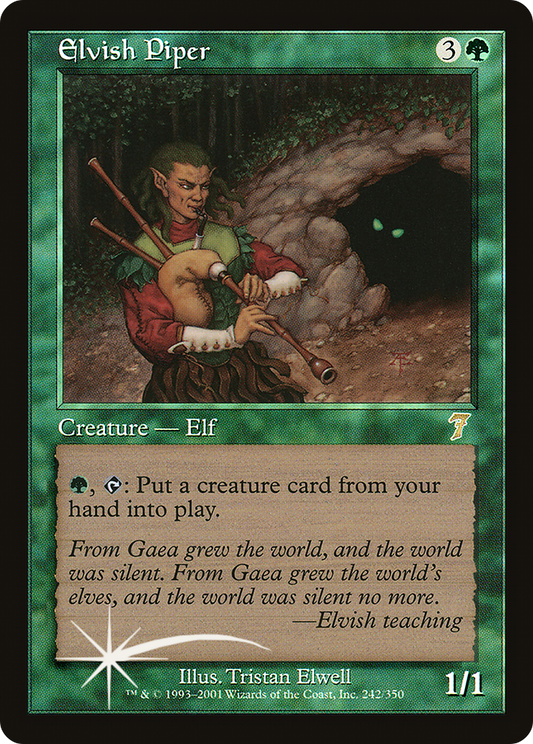 Elvish Piper (242) Foil - Seventh Edition