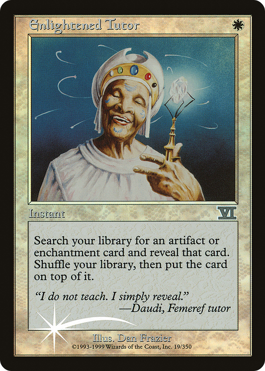 Enlightened Tutor (019) Foil - Arena League 2000