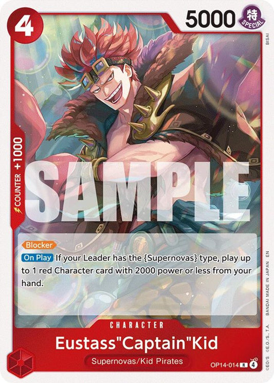 Eustass"Captain"Kid (OP14-014) Foil