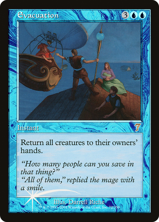 Evacuation (072) Foil - Seventh Edition