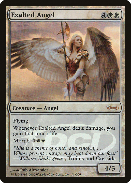 Exalted Angel (001) Foil - Judge Gift Cards 2006