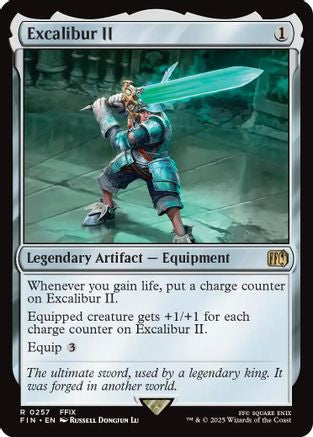 Excalibur II (257) Foil - FINAL FANTASY