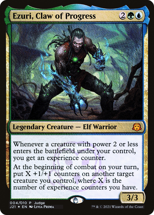 Ezuri, Claw of Progress (004) Foil - Judge Gift Cards 2021