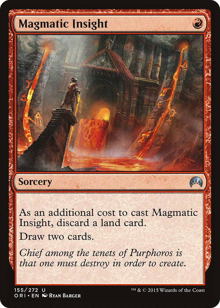 Magmatic Insight [Magic Origins] | Silver Goblin