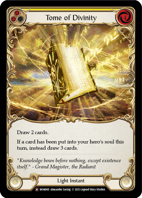 Tome of Divinity [U-MON065-RF] (Monarch Unlimited)  Unlimited Rainbow Foil | Silver Goblin