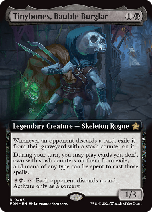 Tinybones, Bauble Burglar (Extended Art) [Foundations] Foil
