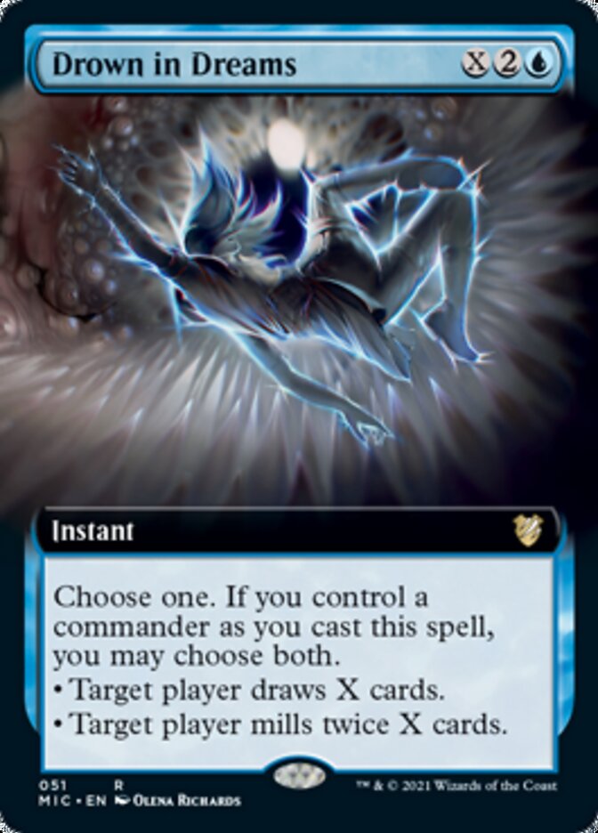 Drown in Dreams (Extended Art) [Innistrad: Midnight Hunt Commander] | Silver Goblin