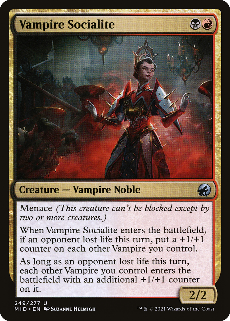 Vampire Socialite [Innistrad: Midnight Hunt] | Silver Goblin