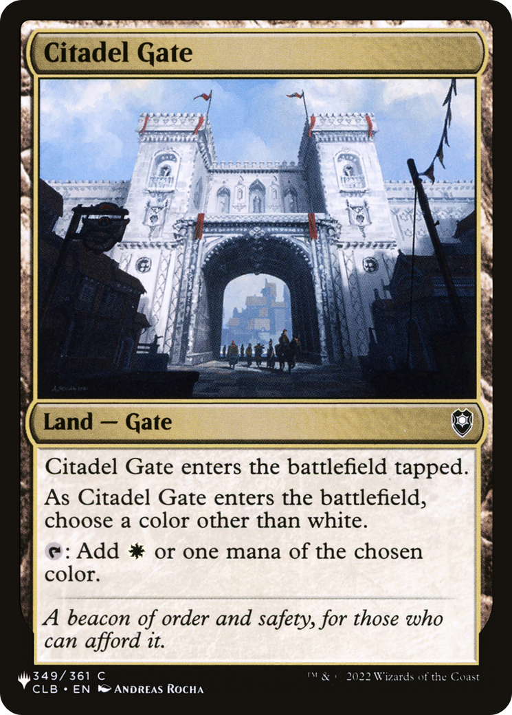 Citadel Gate [The List] | Silver Goblin