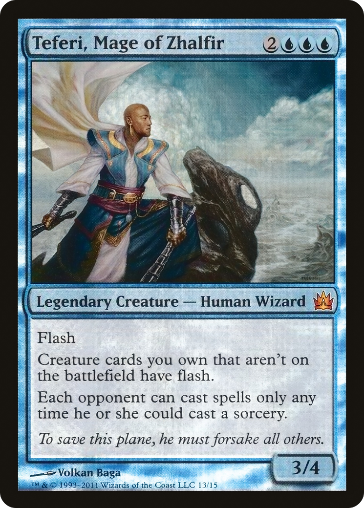 Teferi, Mage of Zhalfir [From the Vault: Legends] | Silver Goblin