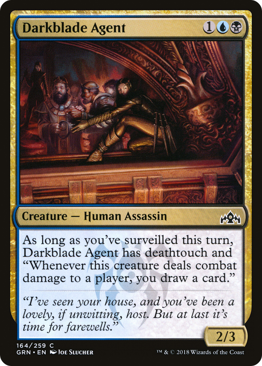 Darkblade Agent [Guilds of Ravnica] Foil