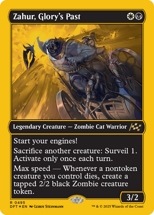 Zahur, Glory's Past (First-Place Foil) Foil (229) - Aetherdrift