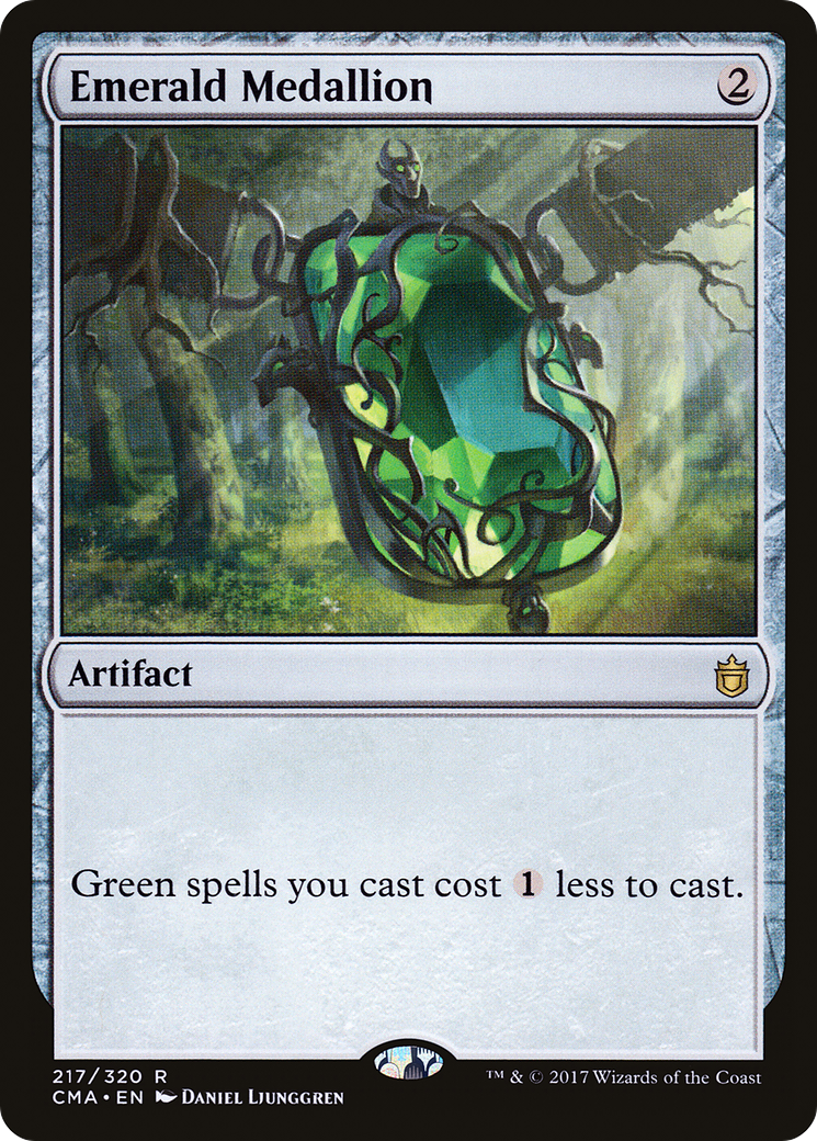 Emerald Medallion [Commander Anthology] | Silver Goblin