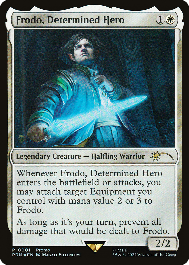 Frodo, Determined Hero [Resale Promos] | Silver Goblin