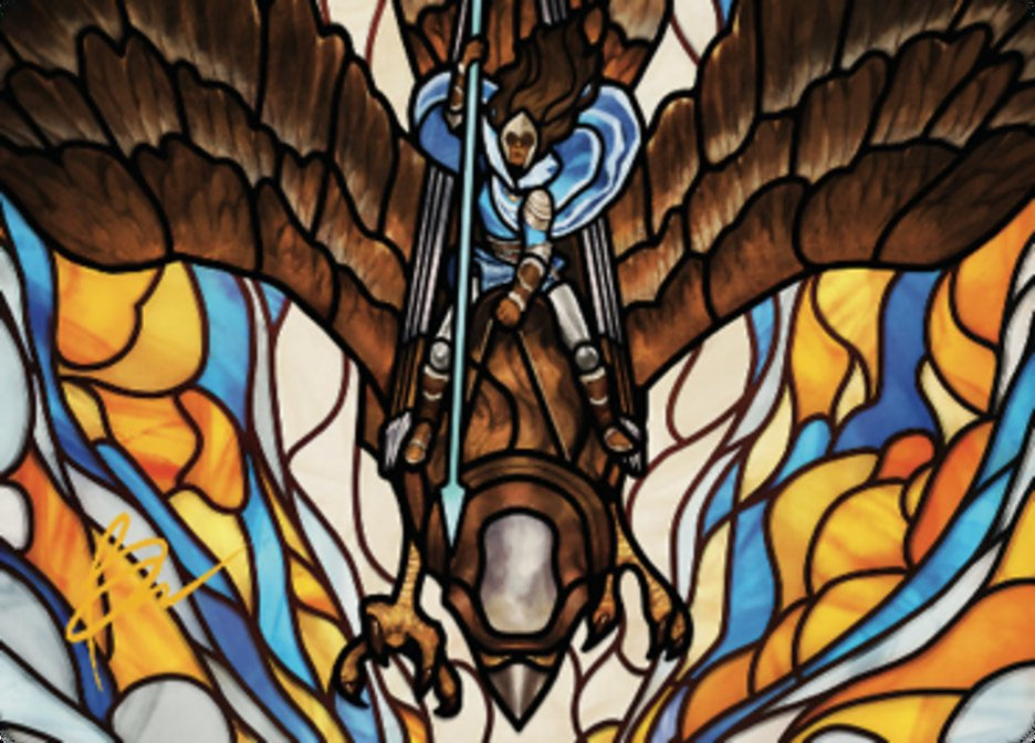Tura Kennerud, Skyknight Art Card (Gold-Stamped Signature) [Dominaria United Art Series]