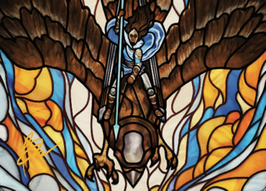 Tura Kennerud, Skyknight Art Card (Gold-Stamped Signature) [Dominaria United Art Series]