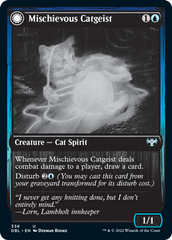 Mischievous Catgeist // Catlike Curiosity [Innistrad: Double Feature] | Silver Goblin