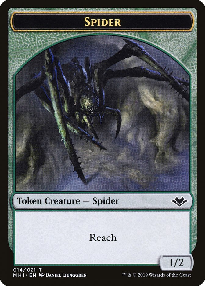 Goblin (010) // Spider (014) Double-Sided Token [Modern Horizons Tokens] | Silver Goblin