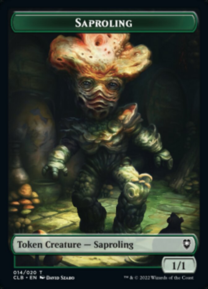 Saproling Token [Commander Legends: Battle for Baldur's Gate Tokens] | Silver Goblin