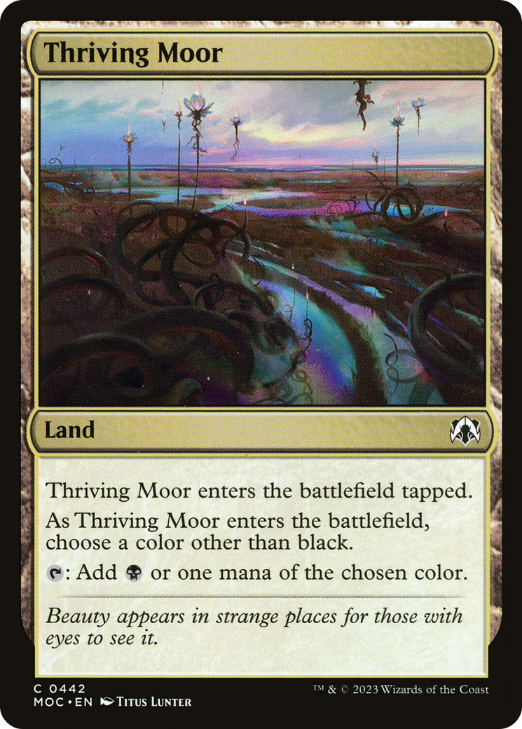 Thriving Moor [March of the Machine Commander] | Silver Goblin