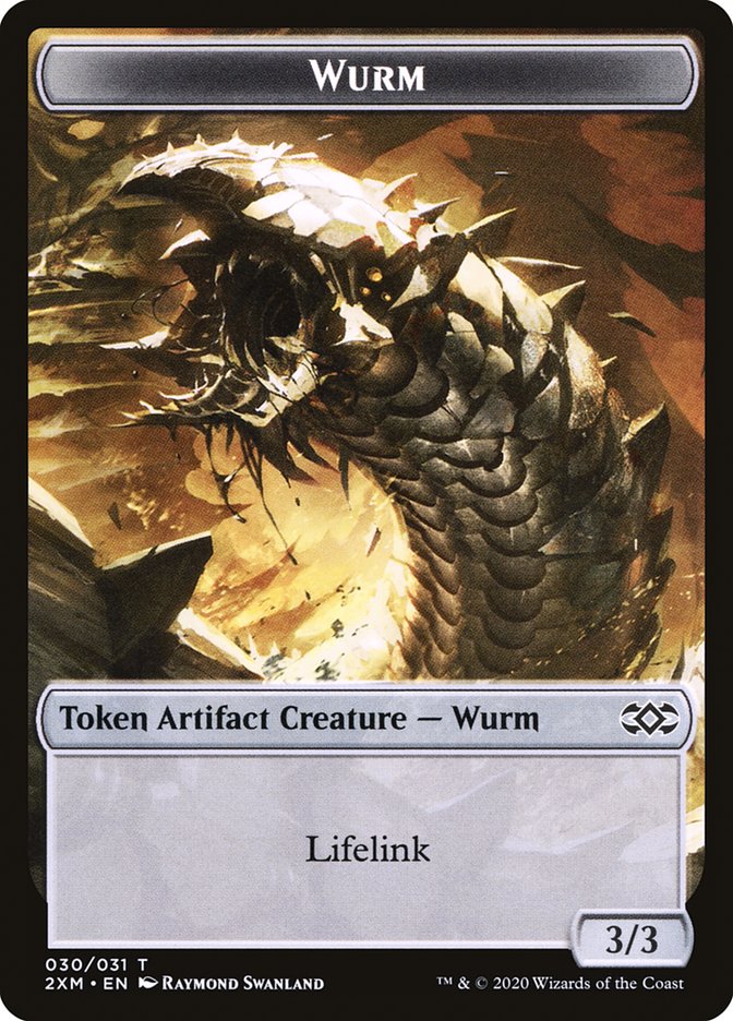 Wurm Token (030/031) [Double Masters Tokens] | Silver Goblin