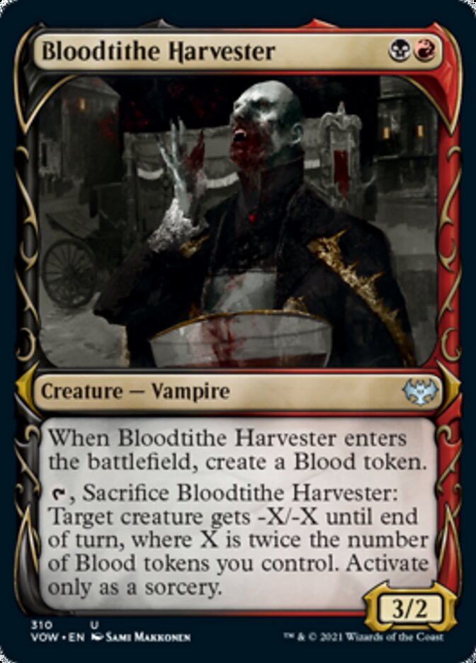 Bloodtithe Harvester (Showcase Fang Frame) [Innistrad: Crimson Vow] | Silver Goblin