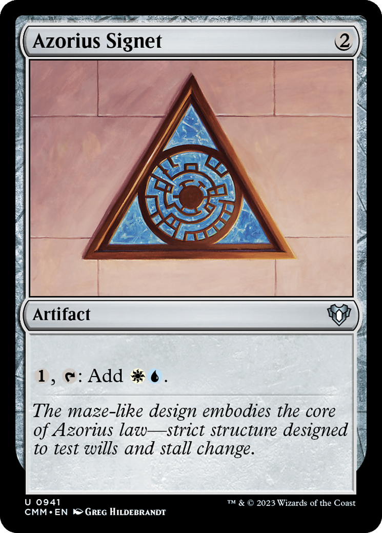 Azorius Signet [Commander Masters] | Silver Goblin