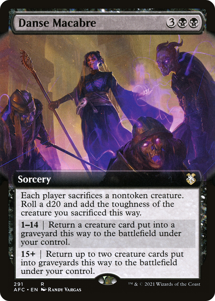 Danse Macabre (Extended Art) [Dungeons & Dragons: Adventures in the Forgotten Realms Commander]