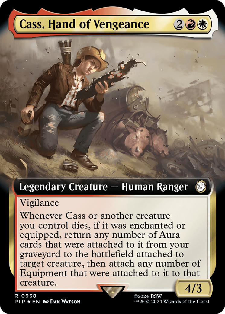 Cass, Hand of Vengeance (Extended Art) (Surge Foil) [Fallout] | Silver Goblin