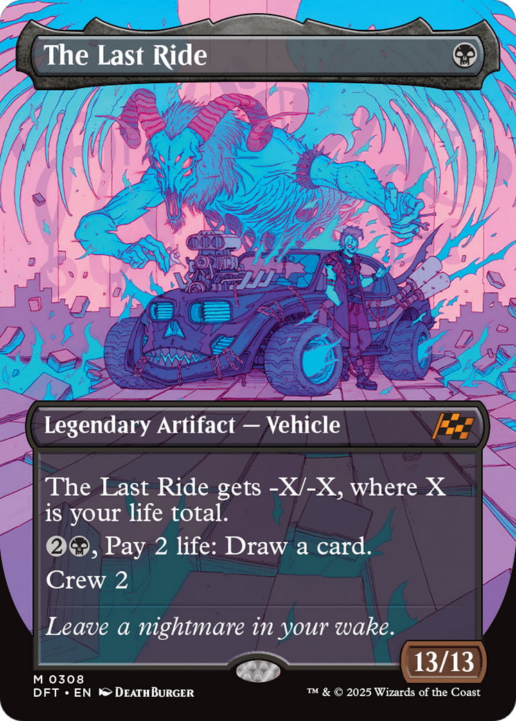 The Last Ride (Borderless) Foil (308) - Aetherdrift