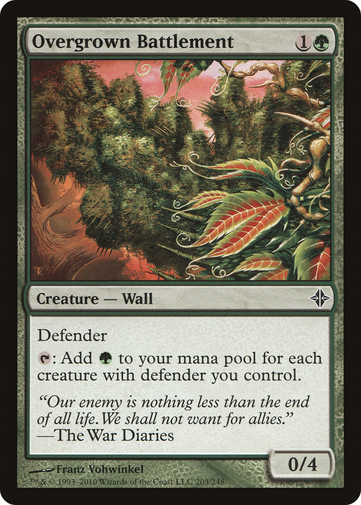 Overgrown Battlement [Rise of the Eldrazi] | Silver Goblin