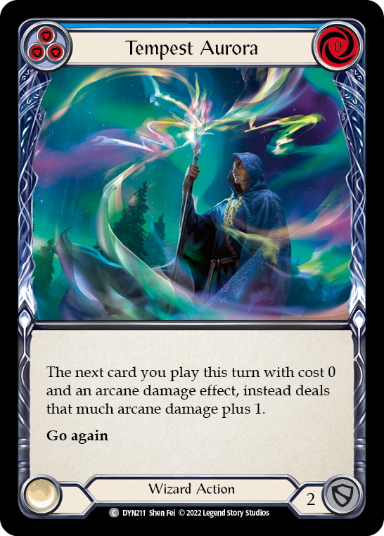 Tempest Aurora (Blue) [DYN211] (Dynasty) | Silver Goblin