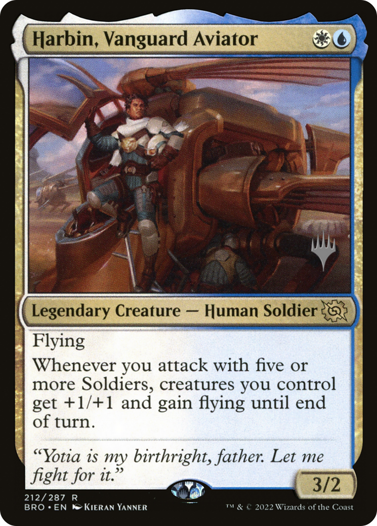 Harbin, Vanguard Aviator (Promo Pack) [The Brothers' War Promos] | Silver Goblin