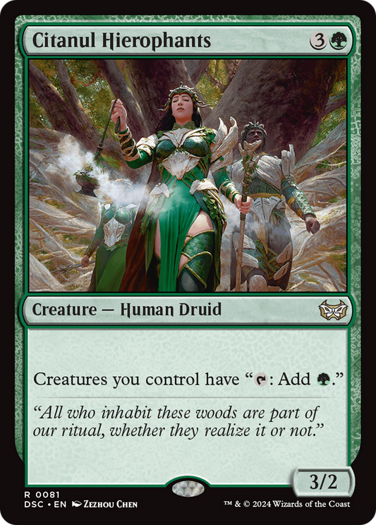 Citanul Hierophants [Duskmourn: House of Horror Commander]