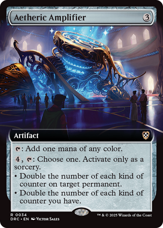 Aetheric Amplifier (Extended Art) (034) - Commander: Aetherdrift