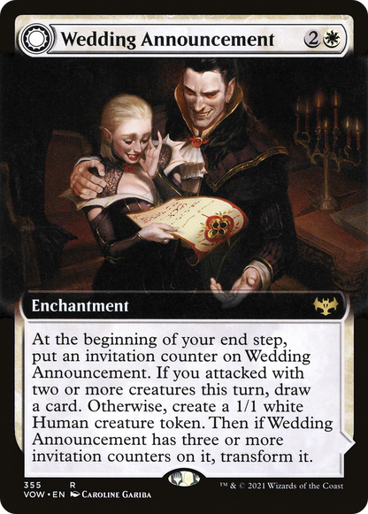 Wedding Announcement // Wedding Festivity (Extended Art) [Innistrad: Crimson Vow] Foil